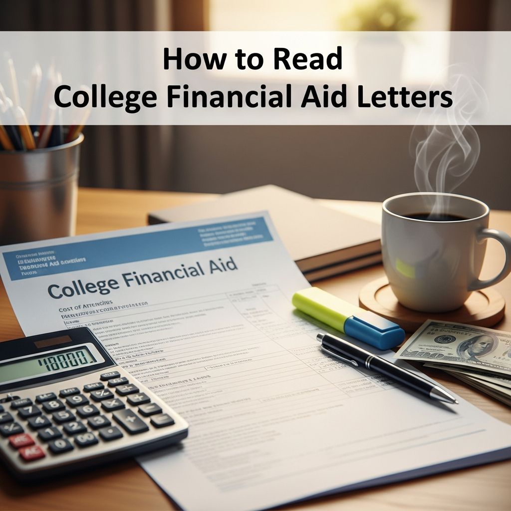 Demystify your college financial aid award letter to maximize savings and make informed decisions about funding your education.
