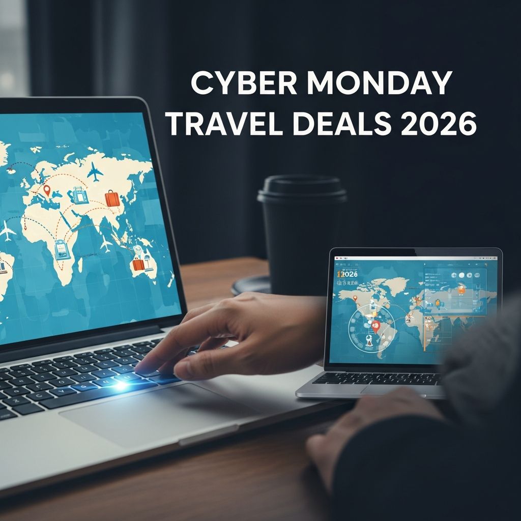 Unlock massive savings on flights, hotels, cruises, and vacation packages this Cyber Monday and Travel Tuesday for 2026 adventures.