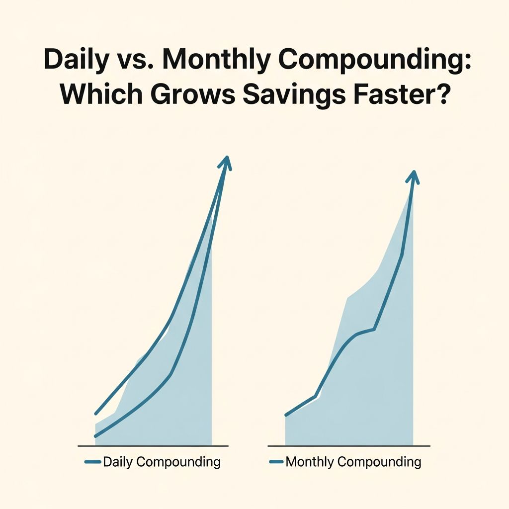 Understand how daily and monthly compounding work, how they affect savings growth, and when the difference in interest truly matters.