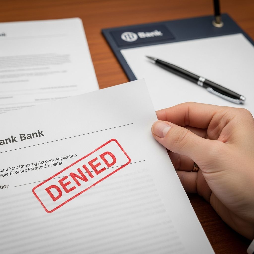 Discover why banks deny checking accounts, how ChexSystems impacts approvals, and steps to secure second-chance options for better banking.