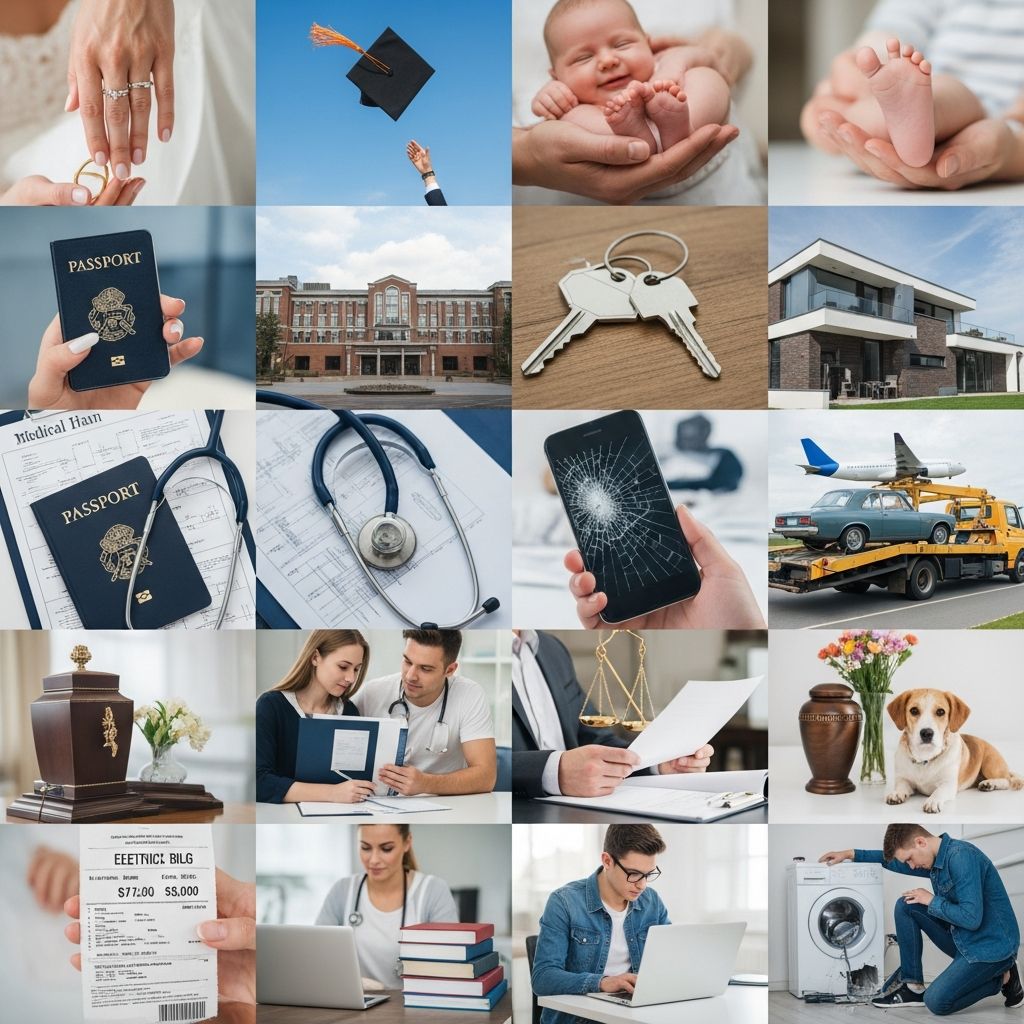 Navigate major life milestones without breaking the bank: smart strategies for weddings, homes, kids, retirement, and more.