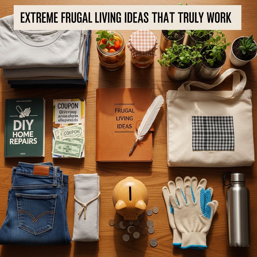 Discover practical extreme frugal living ideas, smart savings hacks, and mindset shifts to reach your biggest financial goals faster.
