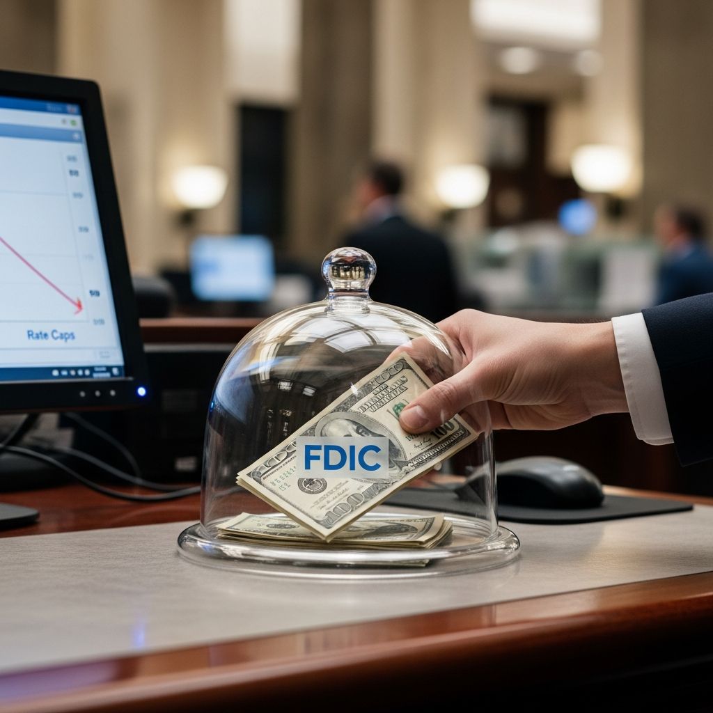 Understand FDIC national rate caps: their purpose, calculation flaws, and impact on banks and savers in today's high-rate environment.