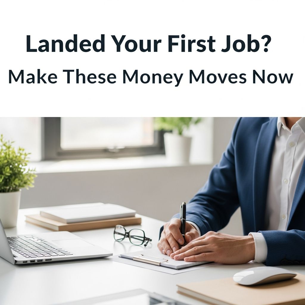 Secure your financial future from day one with essential money moves for your first job, from budgeting to retirement planning.