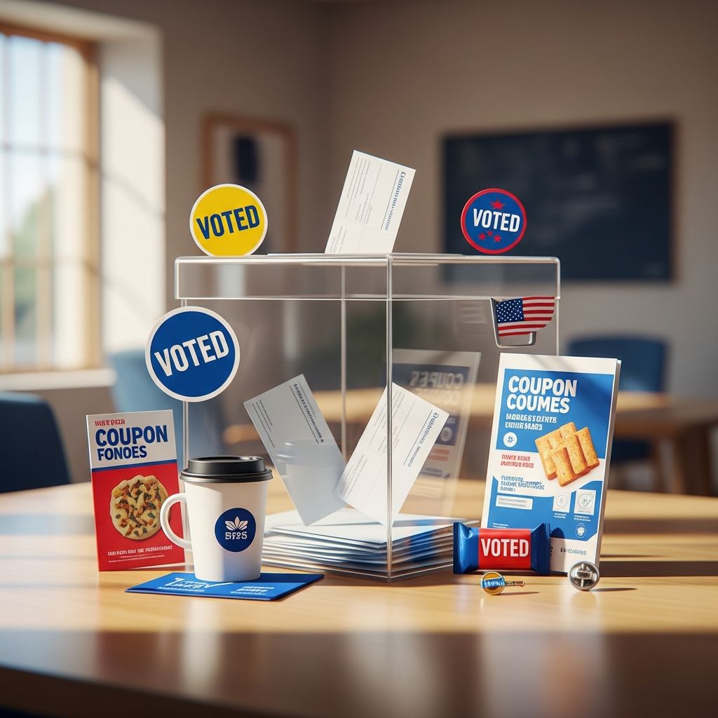 Unlock exclusive freebies, discounts, and rewards by showing your 'I Voted' sticker on Election Day and beyond.