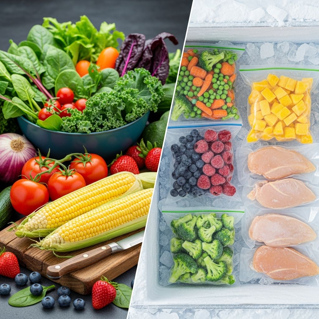 Compare frozen and fresh produce to discover which option truly saves you money on groceries.