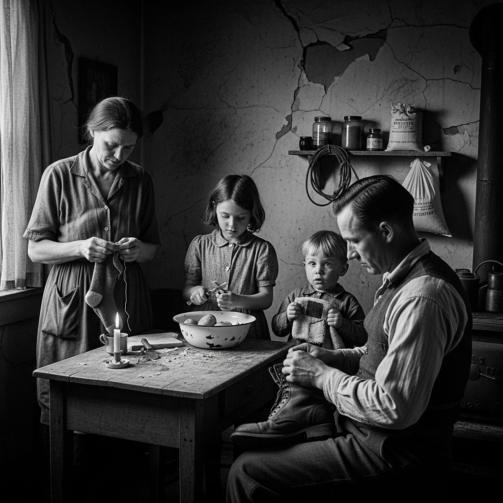 Timeless Great Depression frugal living lessons to cut costs, waste less, and build resilience in today’s uncertain economy.