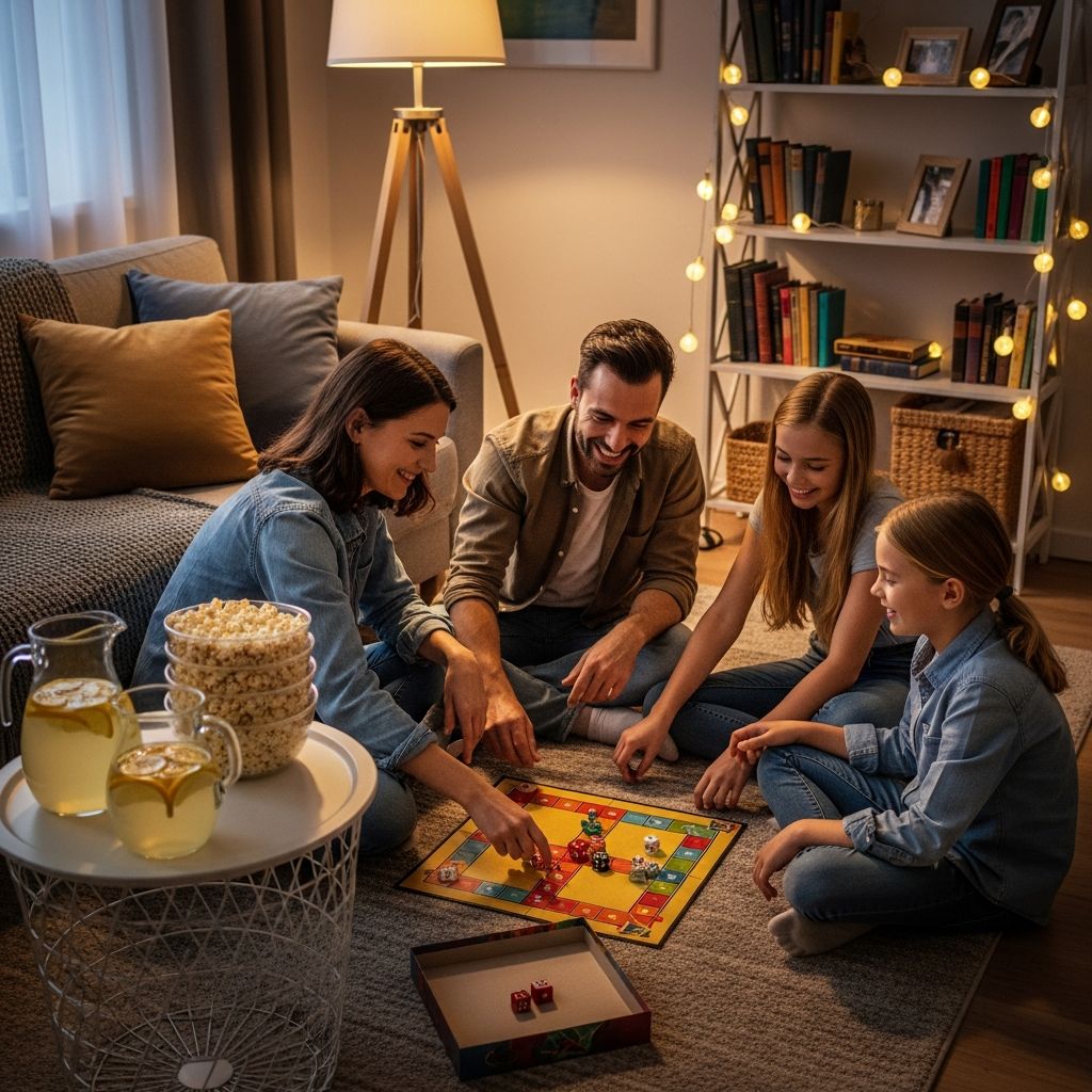 Discover creative, low-cost family night ideas that build memories, strengthen bonds, and gently teach kids about money and mindful spending.