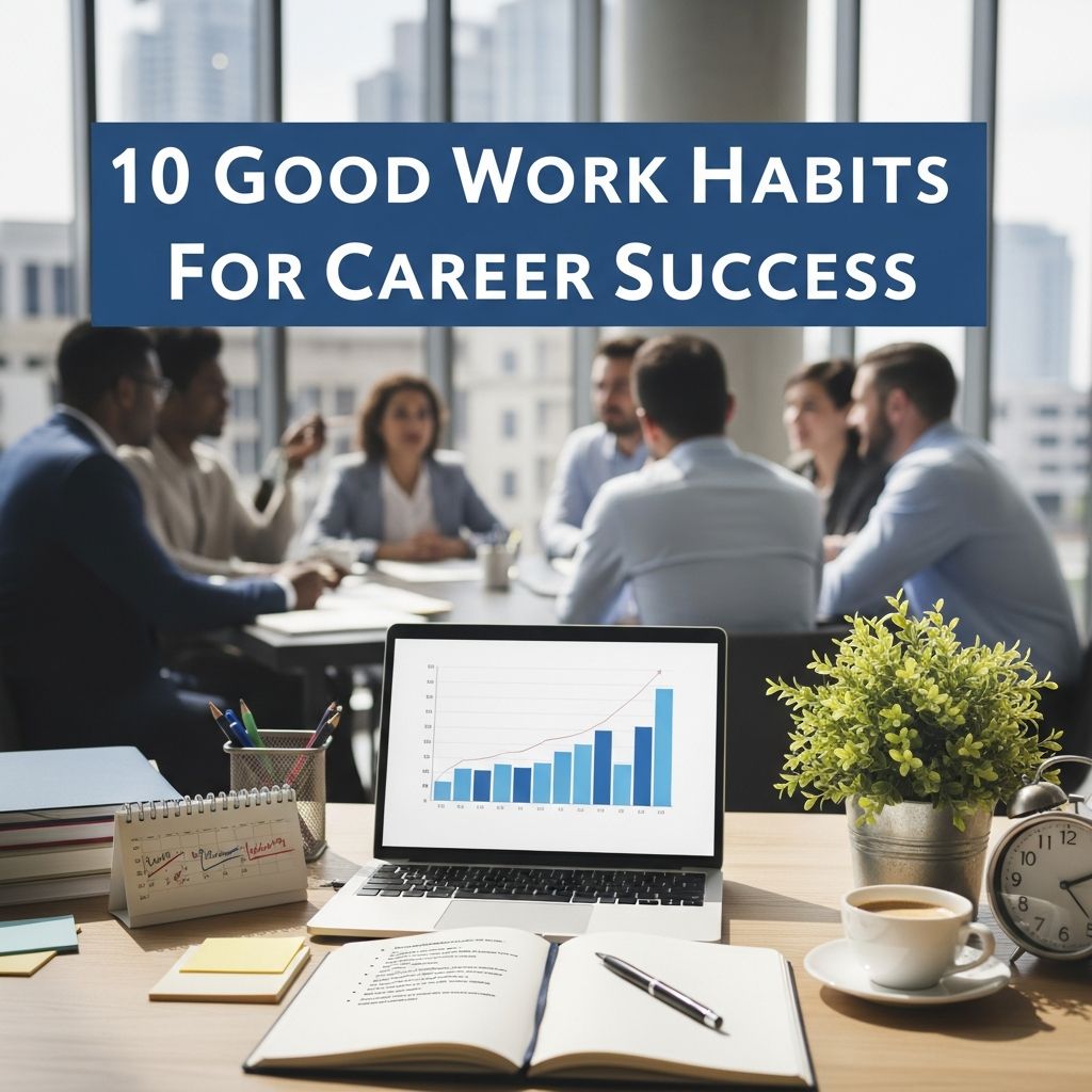 Practical good work habits to help you stand out, reduce stress, and build a successful, sustainable career over the long term.