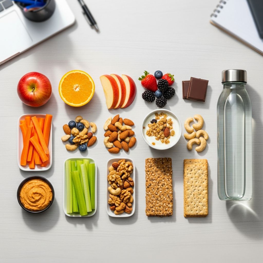 Discover budget-friendly, nutritious snacks to fuel your workday without breaking the bank or derailing your health goals.