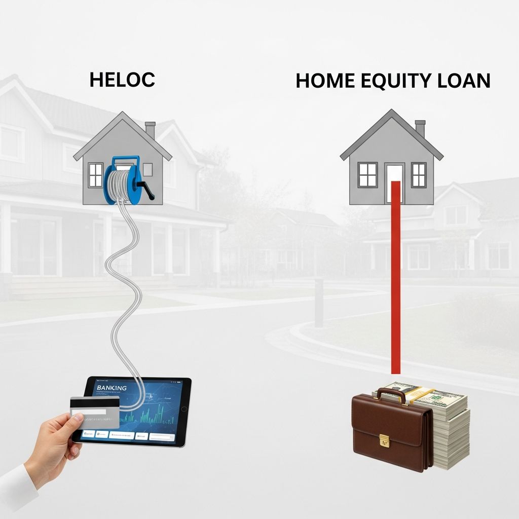 Compare HELOCs and home equity loans: key differences in rates, repayment, flexibility, and when to choose each for borrowing against your home equity.