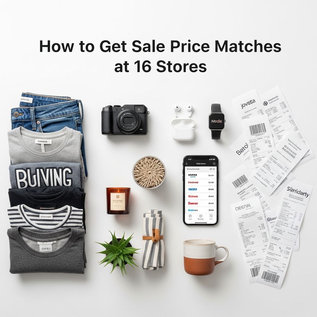 Master price matching at 16 major retailers to ensure you always pay the lowest price on your purchases.