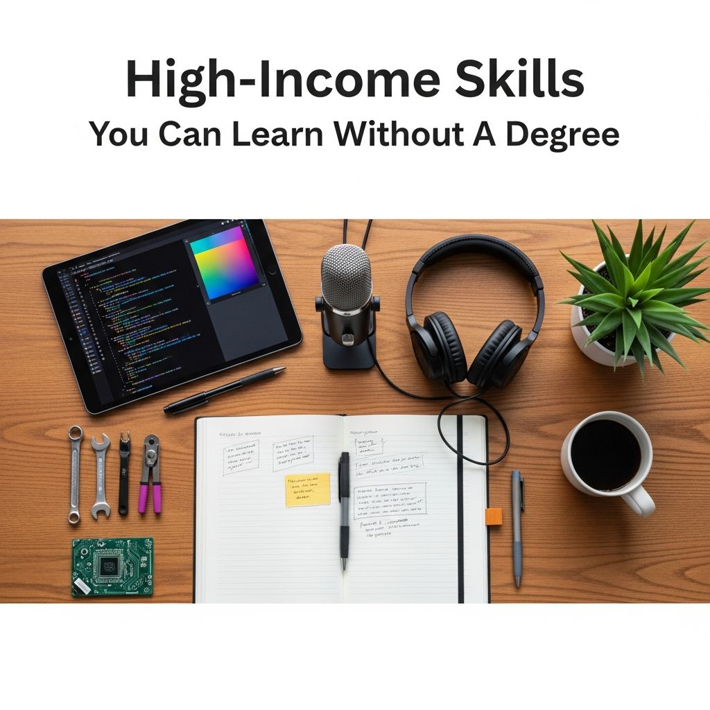 Discover practical high-income skills you can learn without a degree and start increasing your earning potential on your own terms.