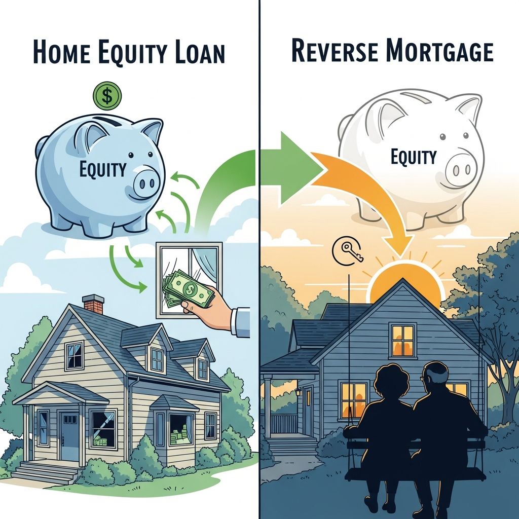Learn how home equity loans and reverse mortgages compare for retirement income, cash flow, and long-term financial planning.