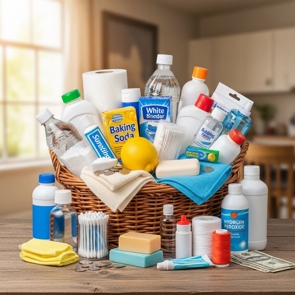 Discover 174 clever ways to repurpose everyday household items like baking soda, peanut butter, and aluminum foil to save money and space in your home.