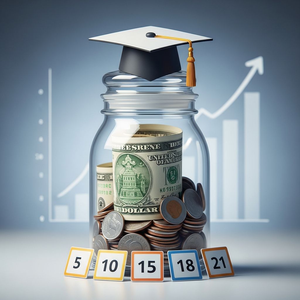 How Much to Have in a College Savings Account By Age Discover recommended college savings targets by your child's age to ensure their education is financially secure.