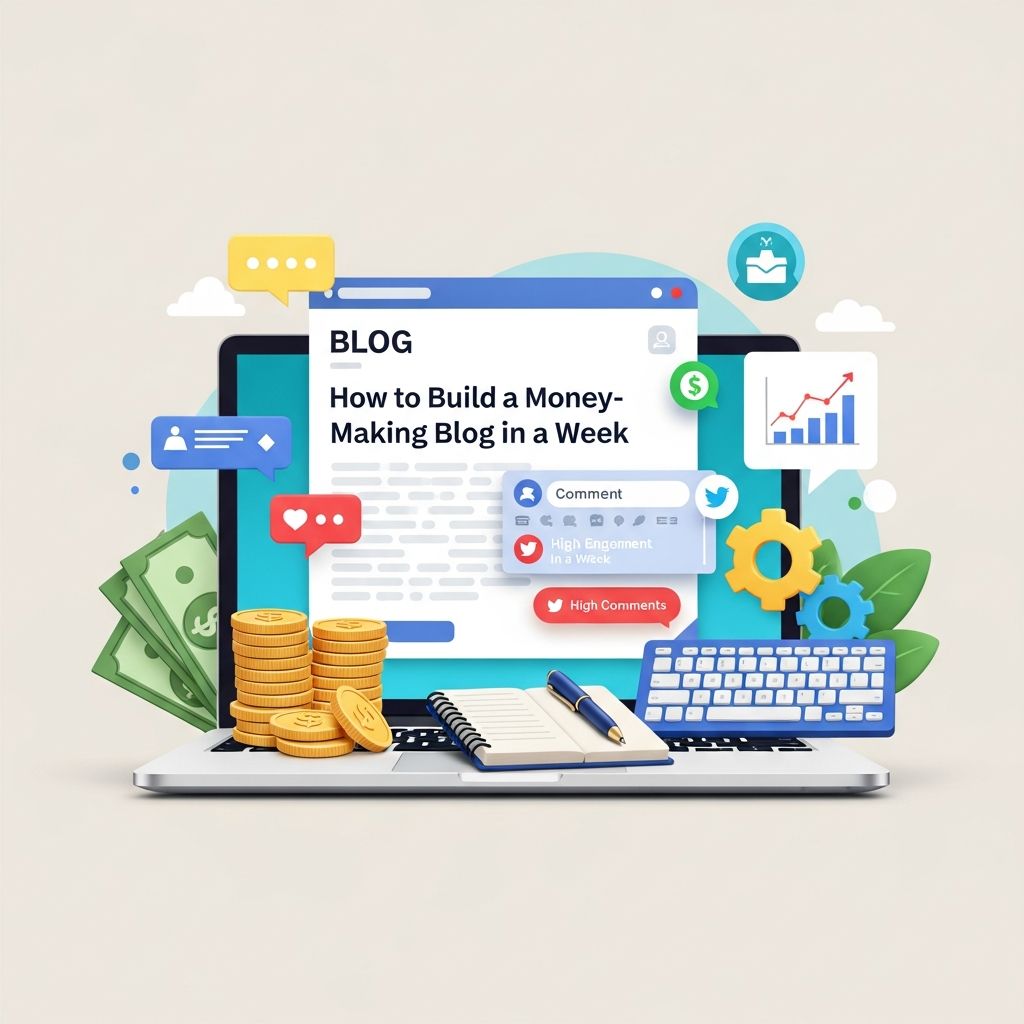 Launch a profitable blog from scratch in just seven days with proven steps for setup, content, traffic, and monetization strategies.