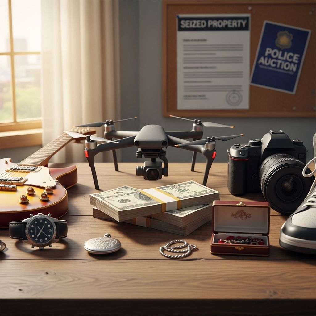 Discover how to snag incredible deals on seized goods from police auctions, from electronics to vehicles, and save big on quality items.