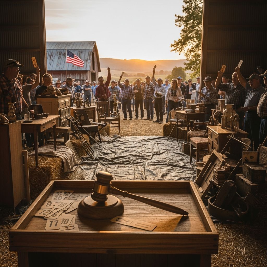 Master the art of country auctions: tips for beginners to score antiques, furniture, and deals like seasoned pros.