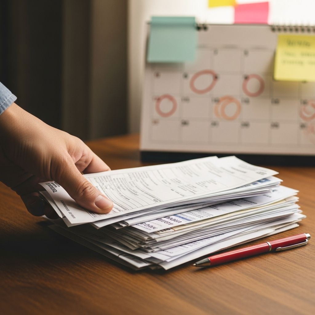 Practical, step-by-step strategies to get organized, prioritize, and catch up when you’ve fallen behind on your bills.