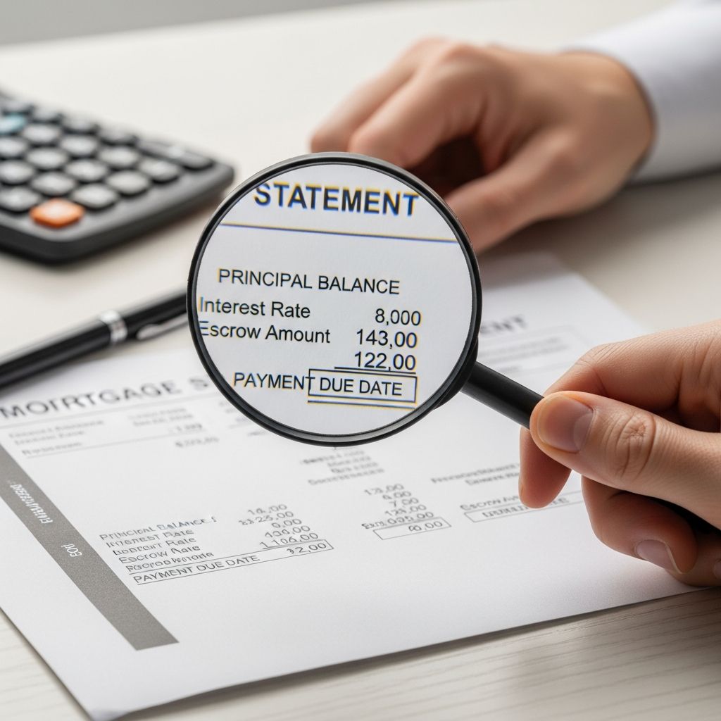 Master the art of reviewing your mortgage statement to catch errors, avoid overpayments, and protect your financial future effectively.