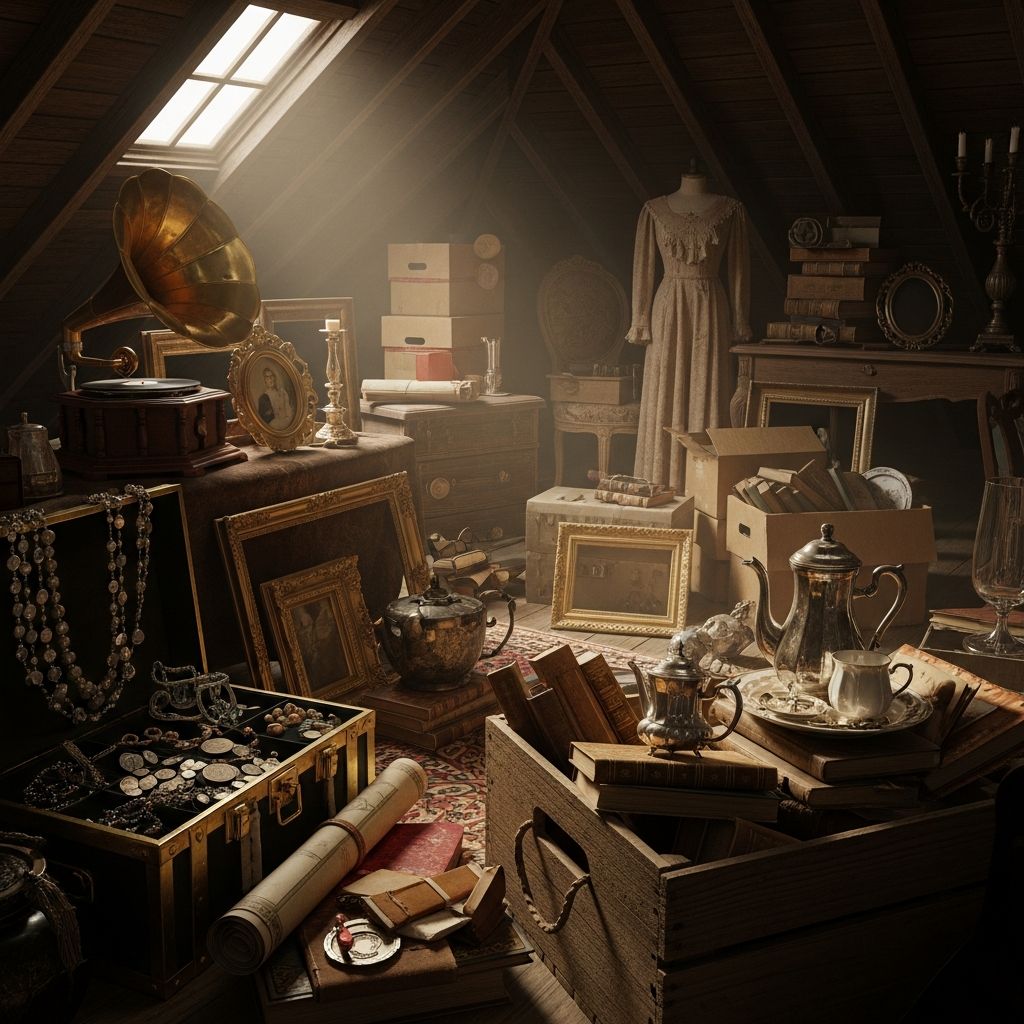 Discover hidden gems in your attic and turn forgotten antiques into profitable treasures with expert tips on identification and selling.
