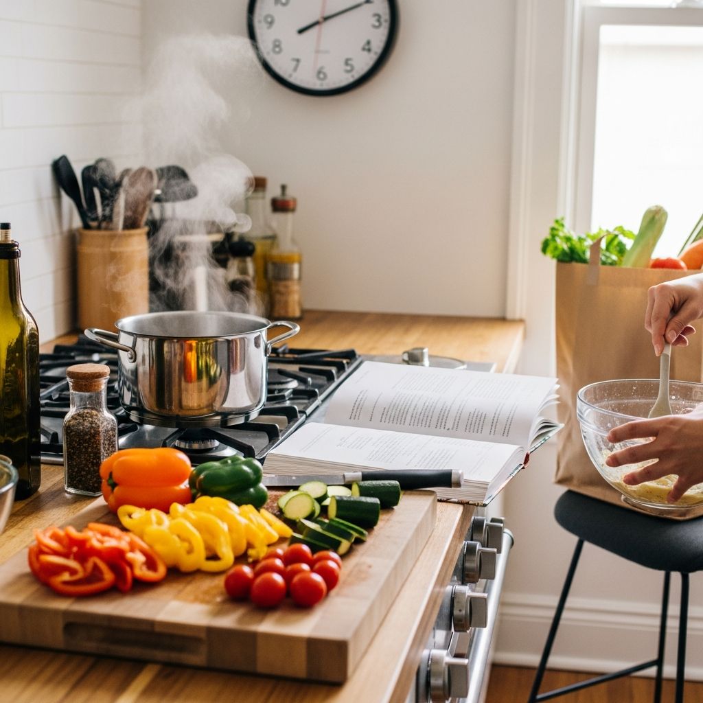 Discover practical strategies to carve out time for delicious, healthy home-cooked meals even on your busiest days.