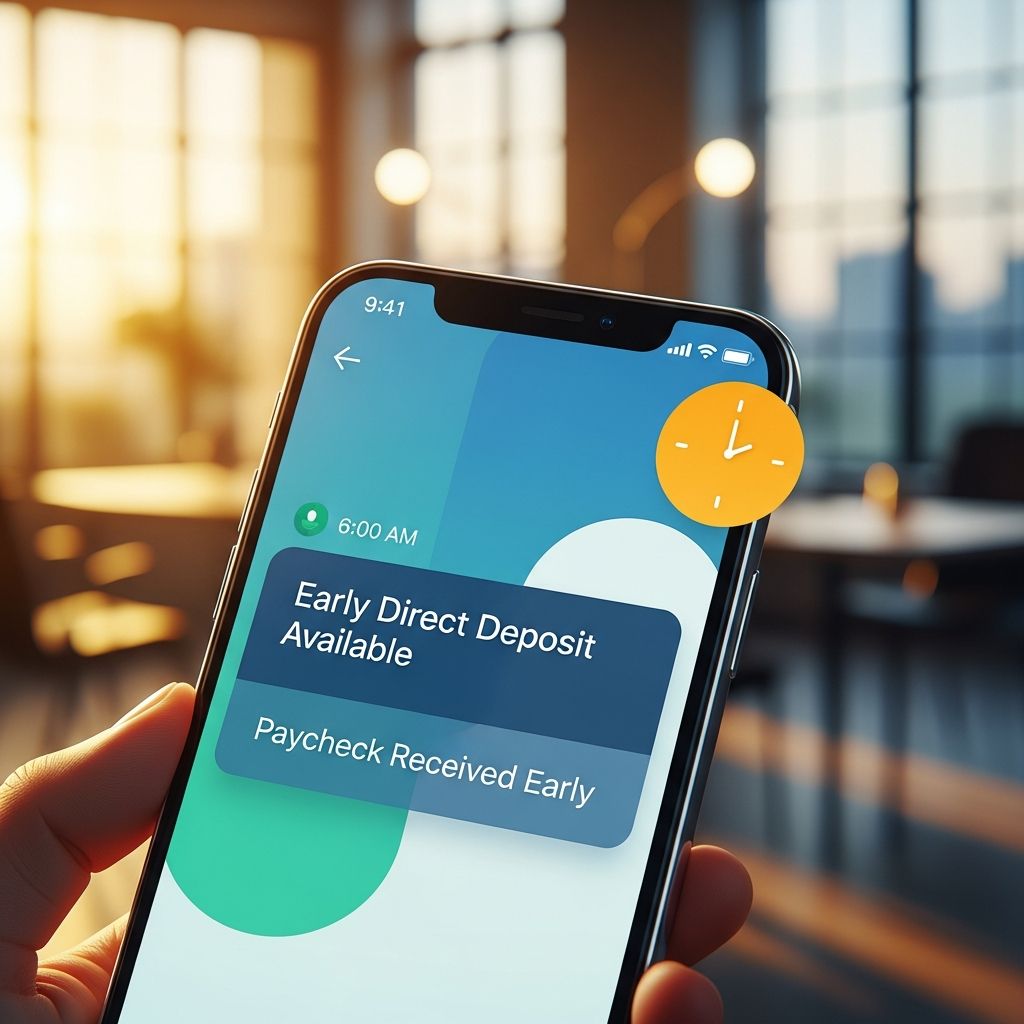 Discover banks and accounts offering early direct deposit to access your paycheck up to 2 days sooner and improve cash flow management.