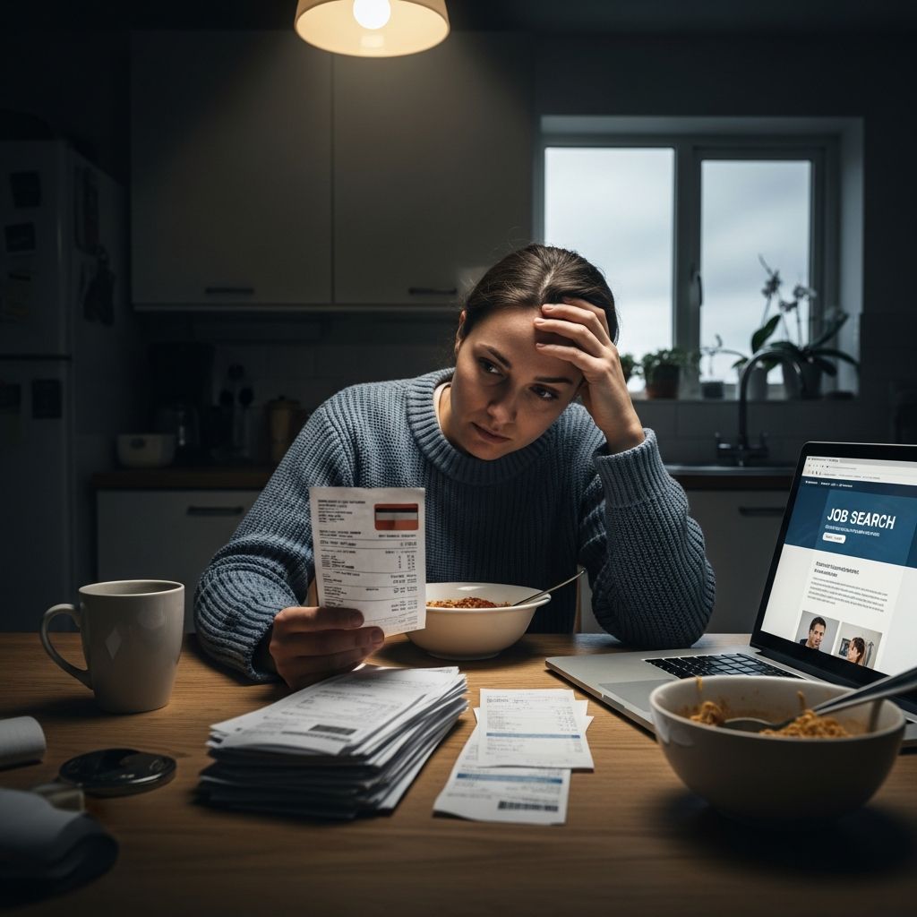 Practical strategies to manage and reduce credit card debt during unemployment without ruining your financial future.