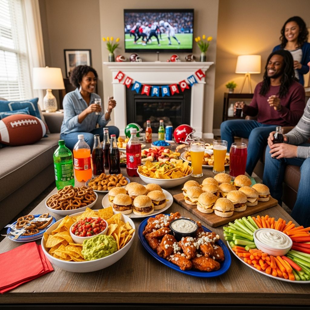 Master the art of throwing an epic Super Bowl party without breaking the bank or your sanity—smart tips for budget-friendly fun.