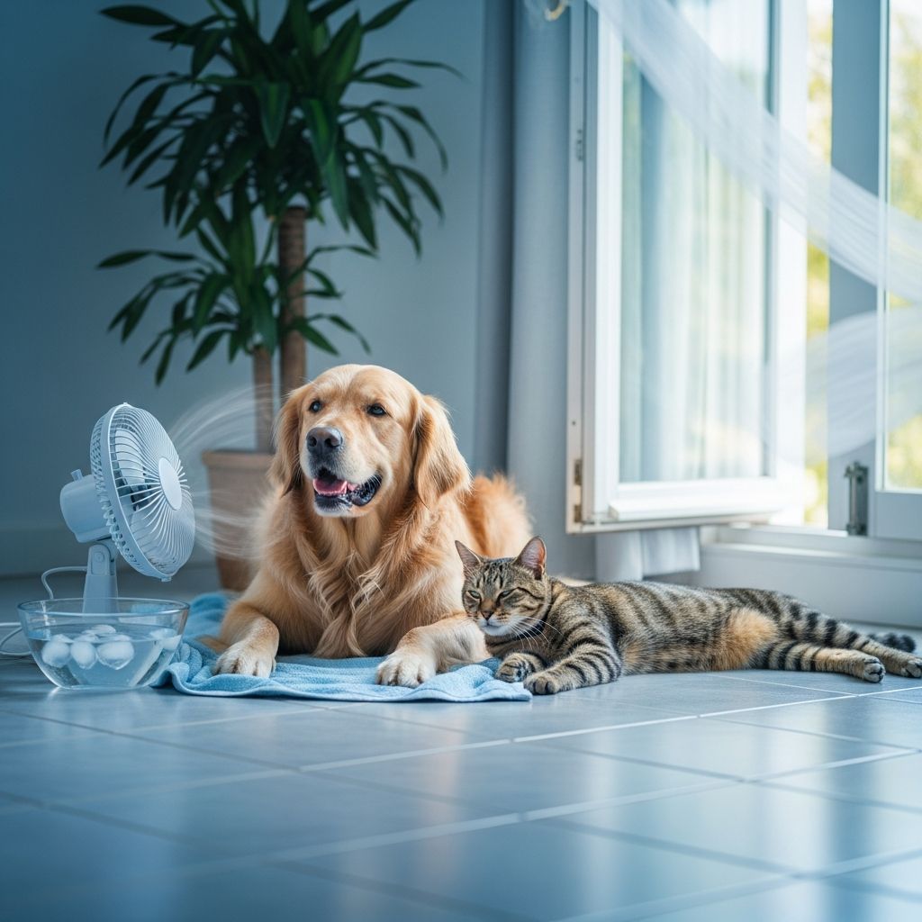 Essential tips to protect dogs, cats, and other pets from heatstroke, dehydration, and hot weather dangers this summer.