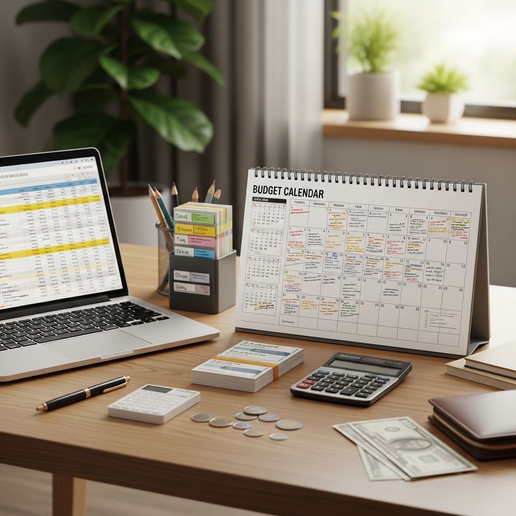 Learn how to use a budget calendar to stay ahead of bills, manage cash flow, and finally break the paycheck-to-paycheck cycle.