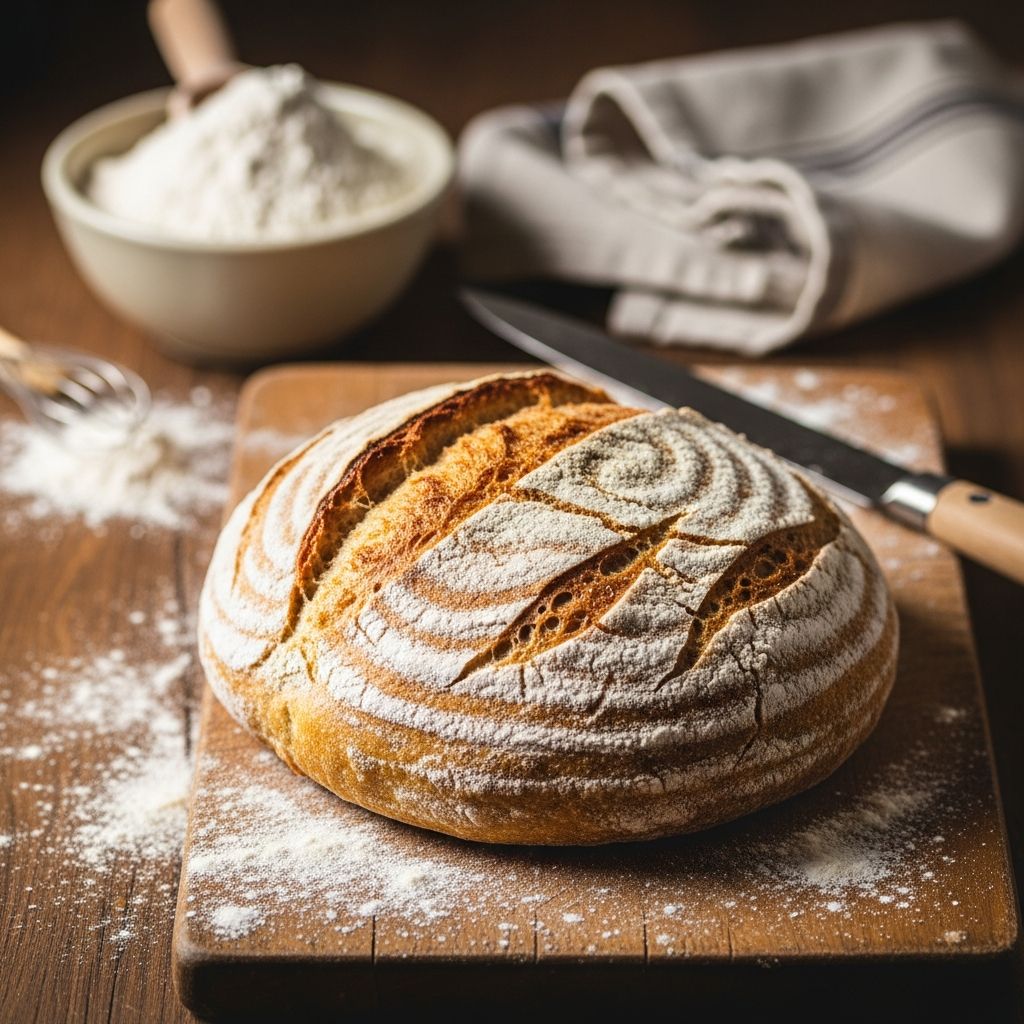 Learn to bake professional-quality artisan bread for under 50 cents per loaf using simple techniques.