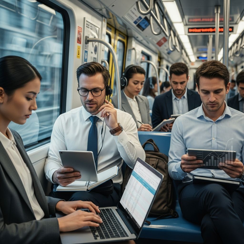 Transform your daily commute into productive income and savings opportunities.