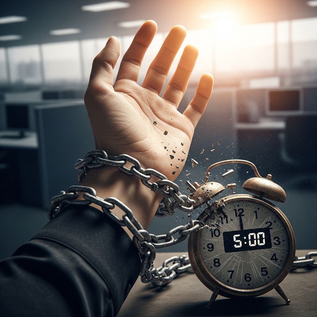 Escape the daily trap of wage slavery by reclaiming your freedom through mindful choices, reduced expenses, and financial independence strategies.