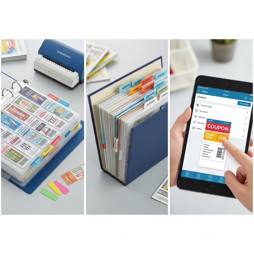 Master coupon organization with proven binder systems, digital apps, and smart strategies to maximize savings effortlessly.
