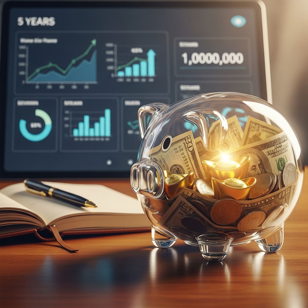 Unlock strategies to aggressively save $1 million in just five years through high income, extreme savings, and smart investing.