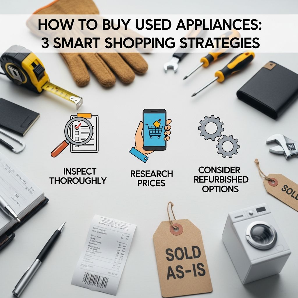Discover smart strategies to score high-quality used appliances and slash your household costs without sacrificing reliability or performance.