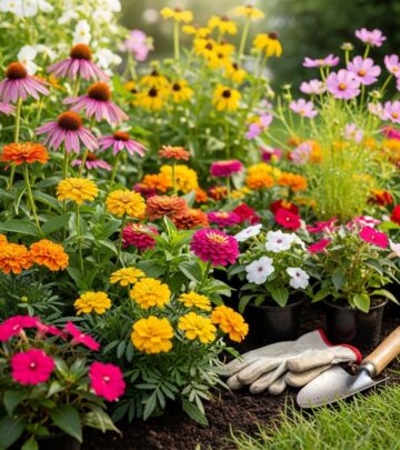 Get big, beautiful blooms while sticking to a little, tiny budget with these frugal gardening tips for summer flowers.