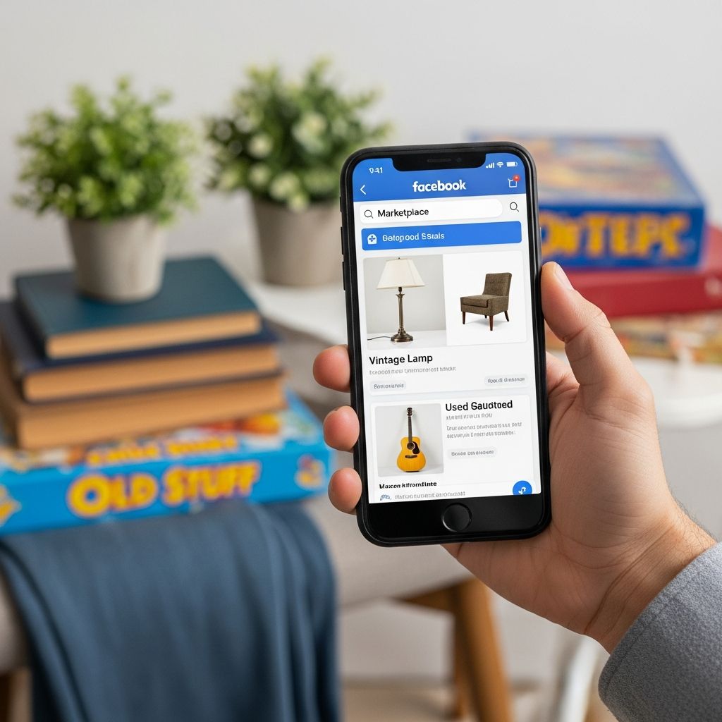 Clear clutter and earn cash by selling unwanted items on Facebook groups and Marketplace effectively.