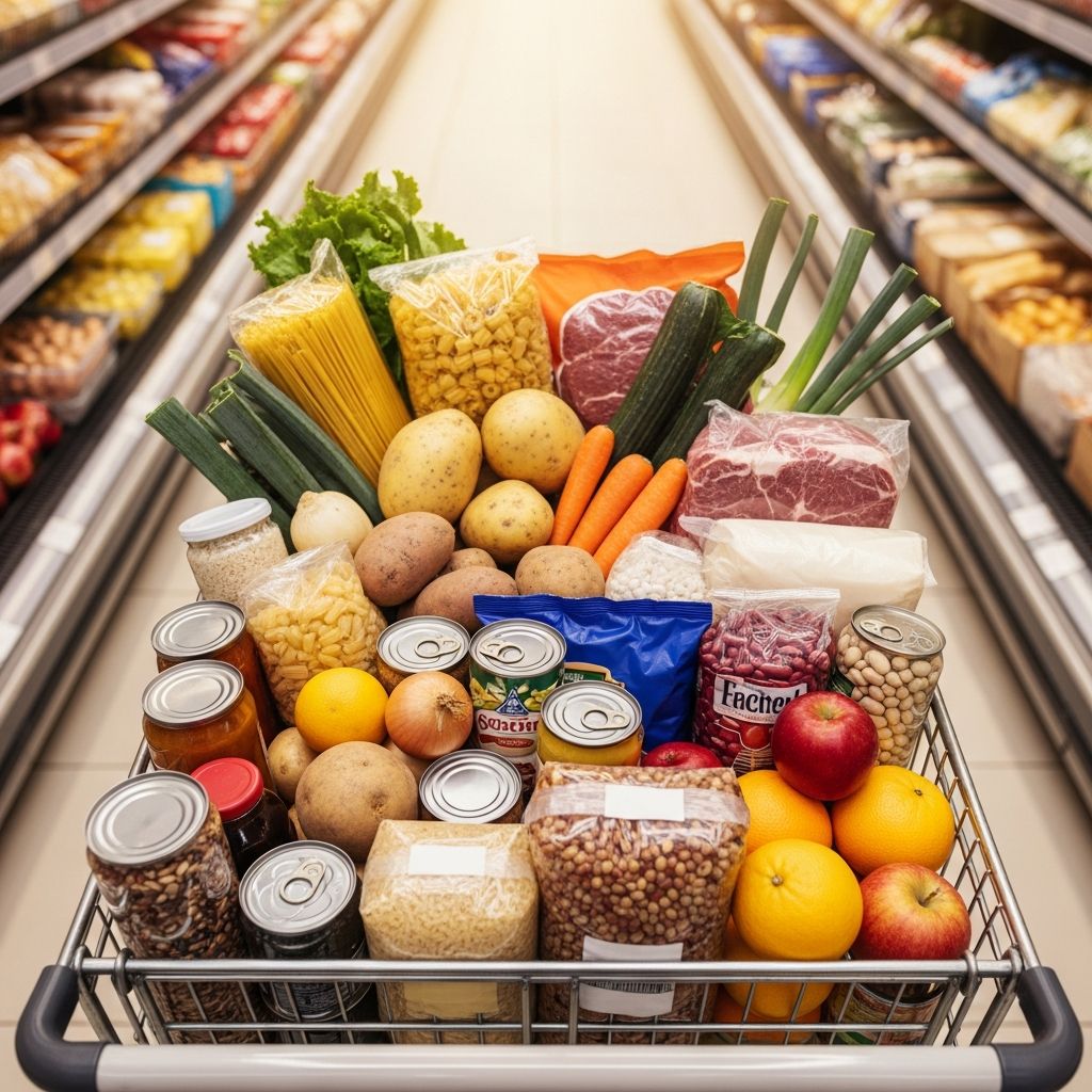 Master monthly grocery shopping to slash your food bill by hundreds while keeping meals delicious and nutritious for the whole family.