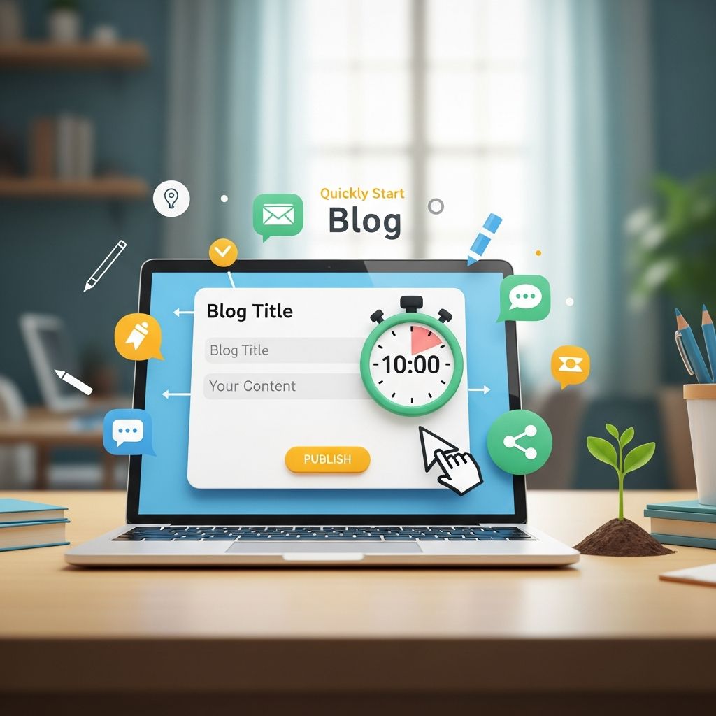 Launch your own blog quickly and easily with this step-by-step guide—perfect for beginners ready to share ideas and build an online presence in under 10 minutes.
