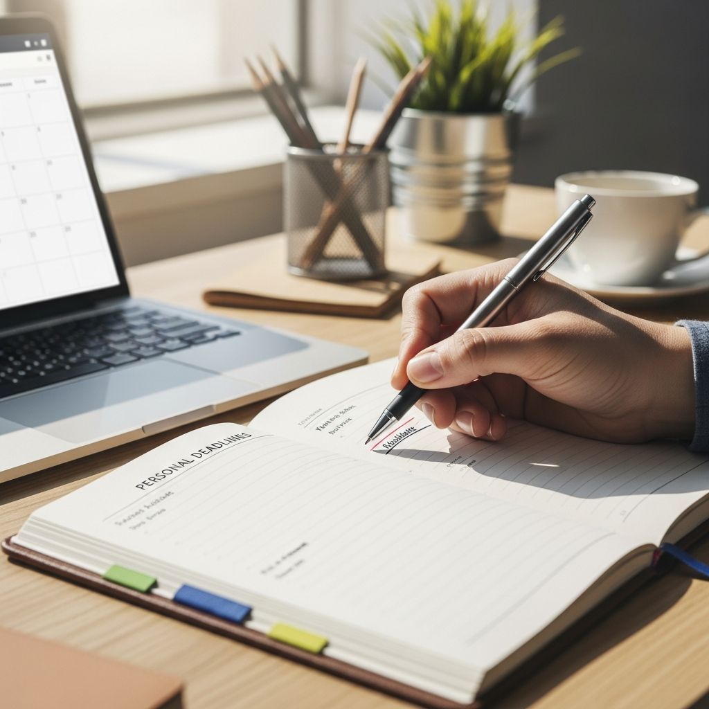 Master the art of self-imposed deadlines with proven strategies to boost productivity and eliminate procrastination forever.