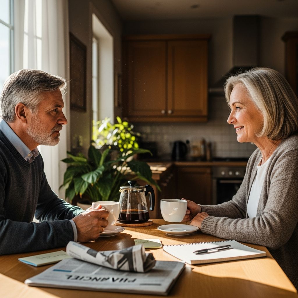 Essential guide for couples to openly discuss retirement plans, avoid surprises, and align on finances, lifestyle, and dreams for a harmonious future together.