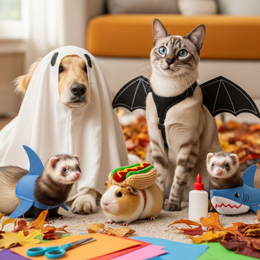 Dress up your furry friends with these budget-friendly DIY and ready-made pet costumes, all under $20 for Halloween fun.