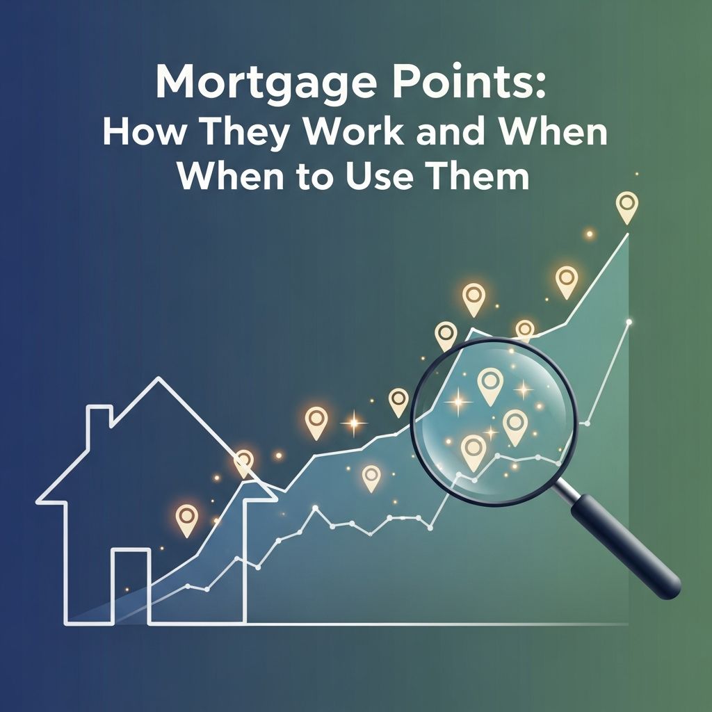 Mortgage Points: How They Work and When to Use Them Learn how mortgage discount points work, what they cost, and when paying more upfront to lower your rate can truly pay off.