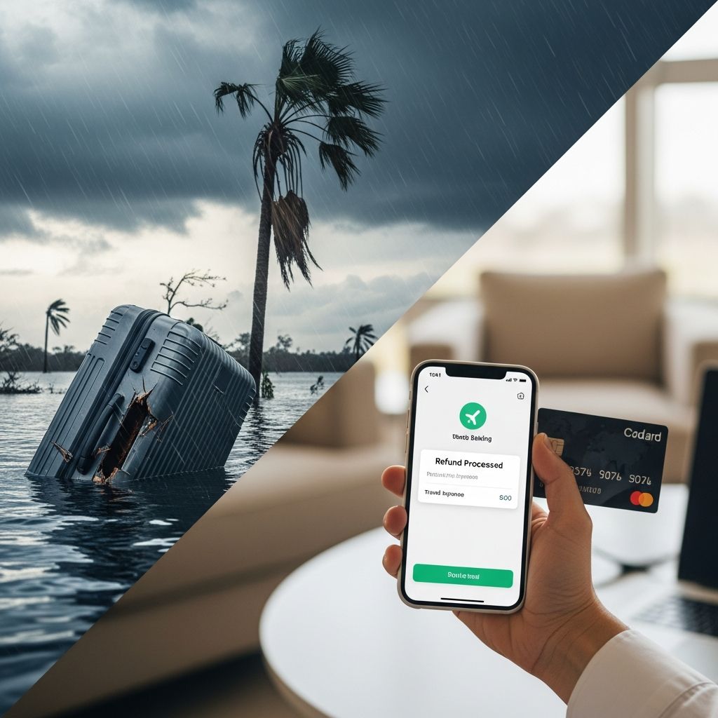 Navigate natural disaster travel cancellations with expert guidance on refunds, insurance, and vendor options.