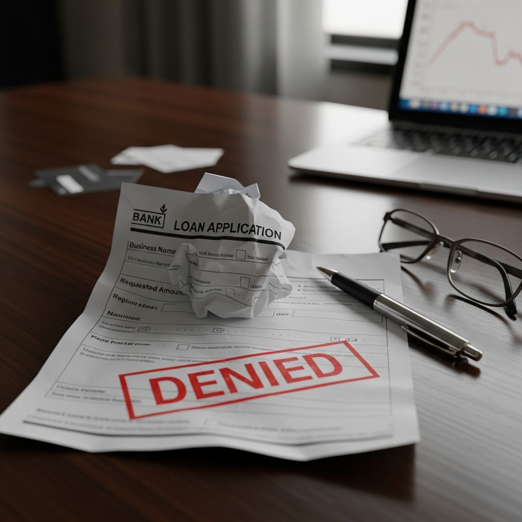 Learn practical steps to recover from a denied business loan, strengthen your finances, and find alternative ways to fund your company.