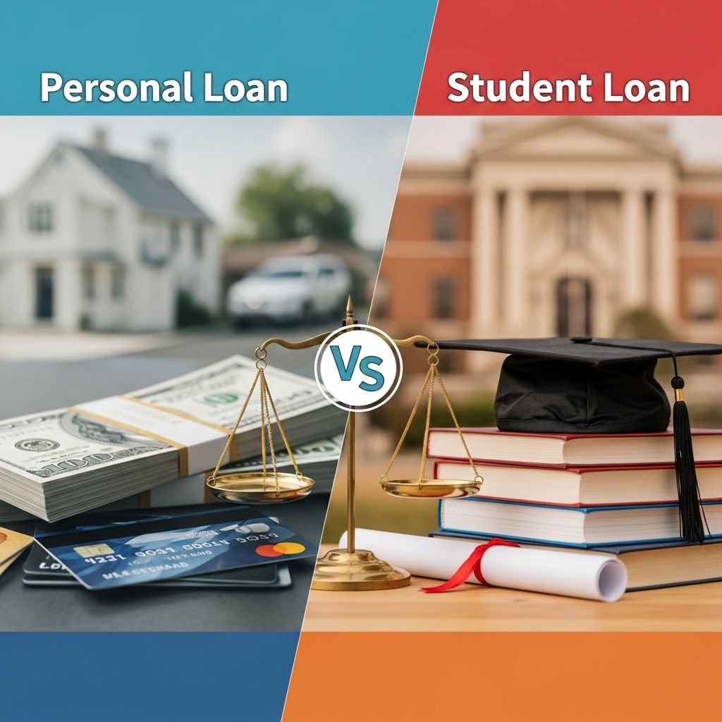 Compare personal loans and student loans: key differences in rates, terms, uses, and why student loans often win for education funding.