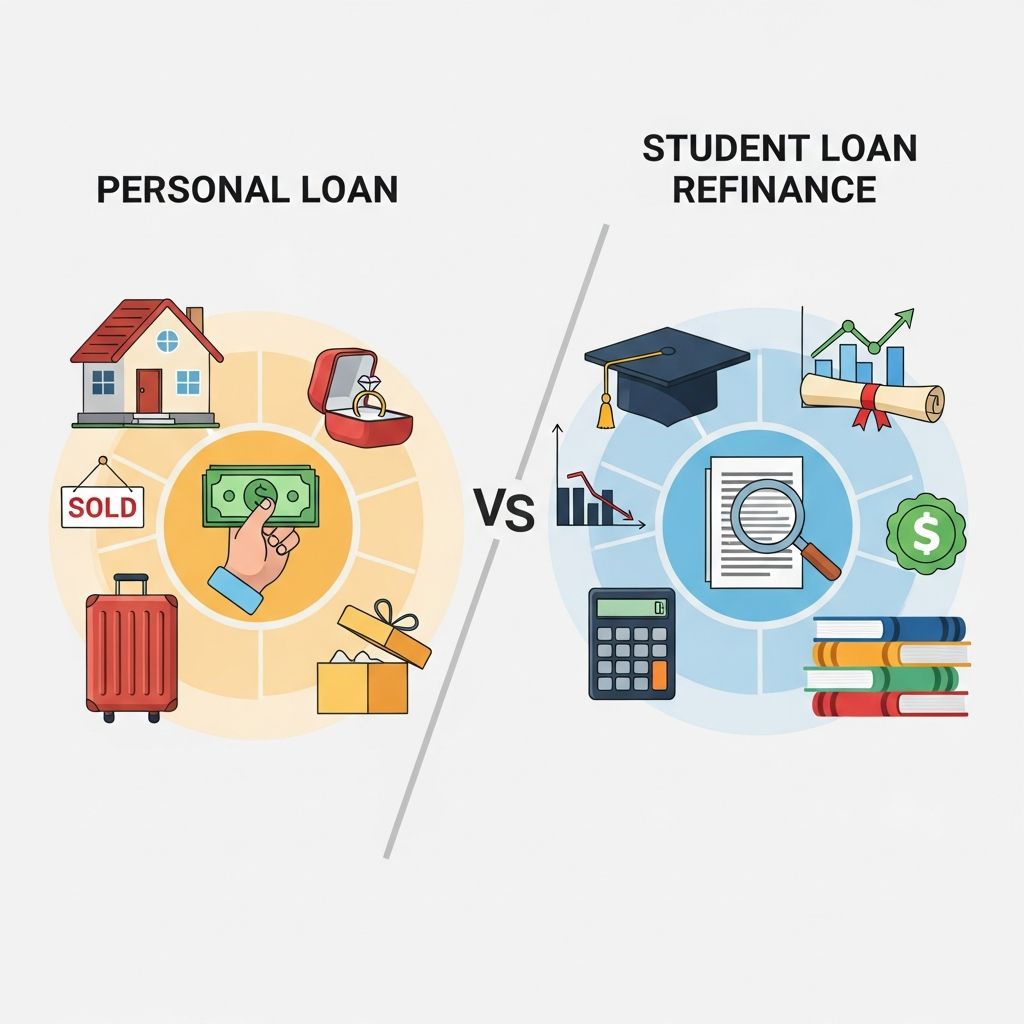 Understand when a personal loan or student loan refinancing is the smarter move for managing your education debt effectively.